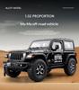 1/32 Metalen Die-Cast Off-Road Voertuig Model Simulatie Rubberen Band Schokabsorptie Vakantiecadeau Voor Kinderen Jongens Halloween Speelgoed