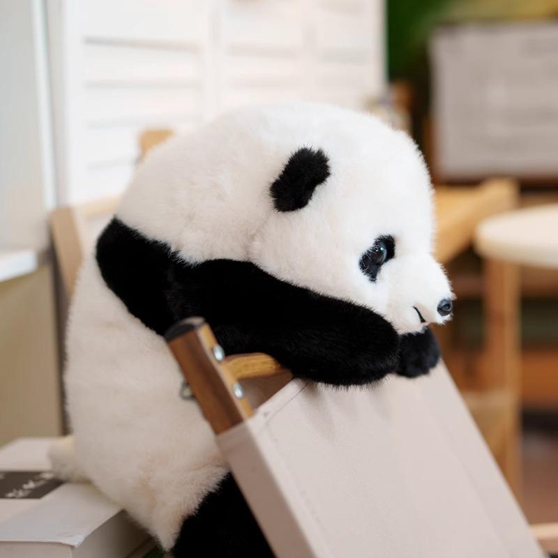 Cute and Hanhan Panda Plush Toy Doll Doll Doll Holding Sleeping Pillow Girl Birthday Gift