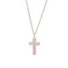 Zircon Cross Necklace Trendy Japanese Women'S Hip-Hop Kusa Wind Casual Sweater Chain Sweater Chain Diamond Collarbone Chain