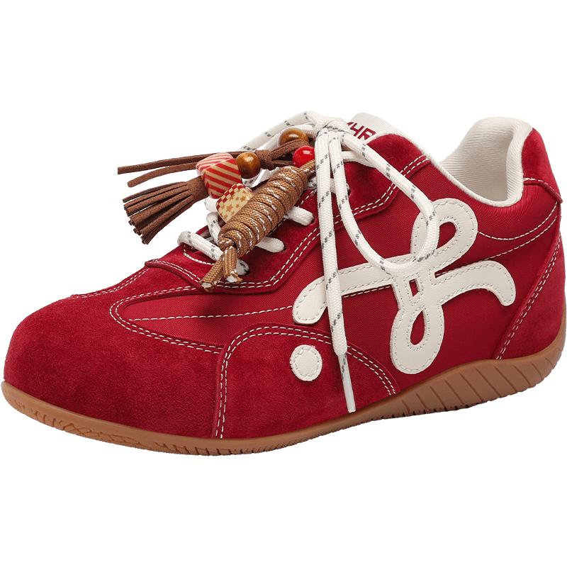 ZHR Women s Retro Platform German Training Shoes 38