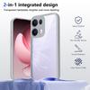 Oppo Reno 13 Pro CPH2697 Case Air Cushion Shockproof Silicone Bumper Clear Matte Back Cover Hard Phone Case for Oppo Reno13 Pro