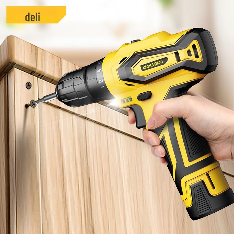 Deli 12V Cordless Drill & Screwdriver CN plug (adapter included)
