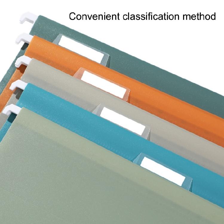 Adjustable Hanging File Folders Wall Mount File Holders with Sturdy Plastic Construction For Desk Cabinet Wall Mounting