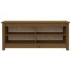 VidaXL Shoe Bench Honey Brown 110x38x45.5 Cm Solid Pine813777