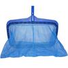 Heavy-Duty Pool Skimmer with Mesh Bag for Leaf Cleaning - Blue Deep Water Net for Ponds
