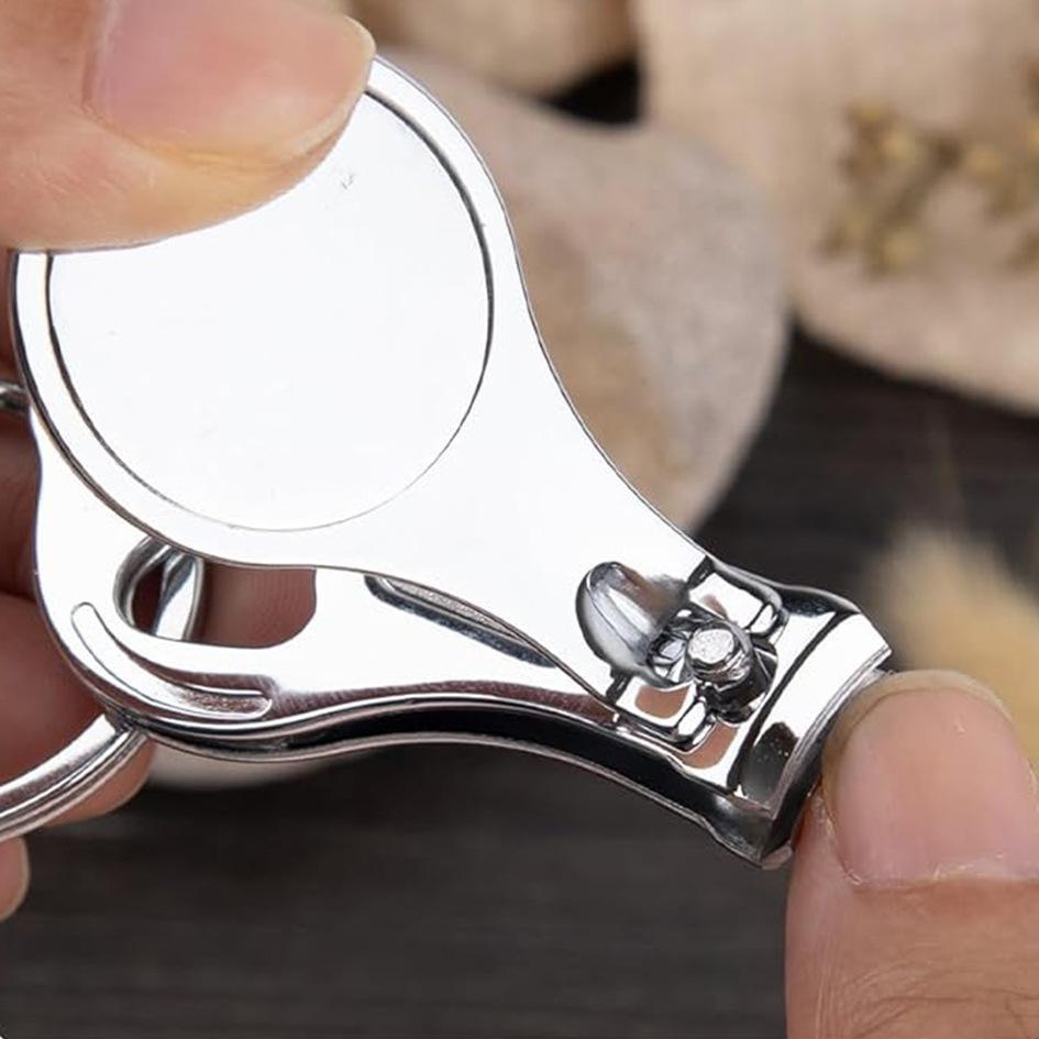 Xiaomi Nail Clipper Three-in-One Multi-Functional Bottle Opener, Keychain with Blank Transfer Sheet, Keychain with File Piece