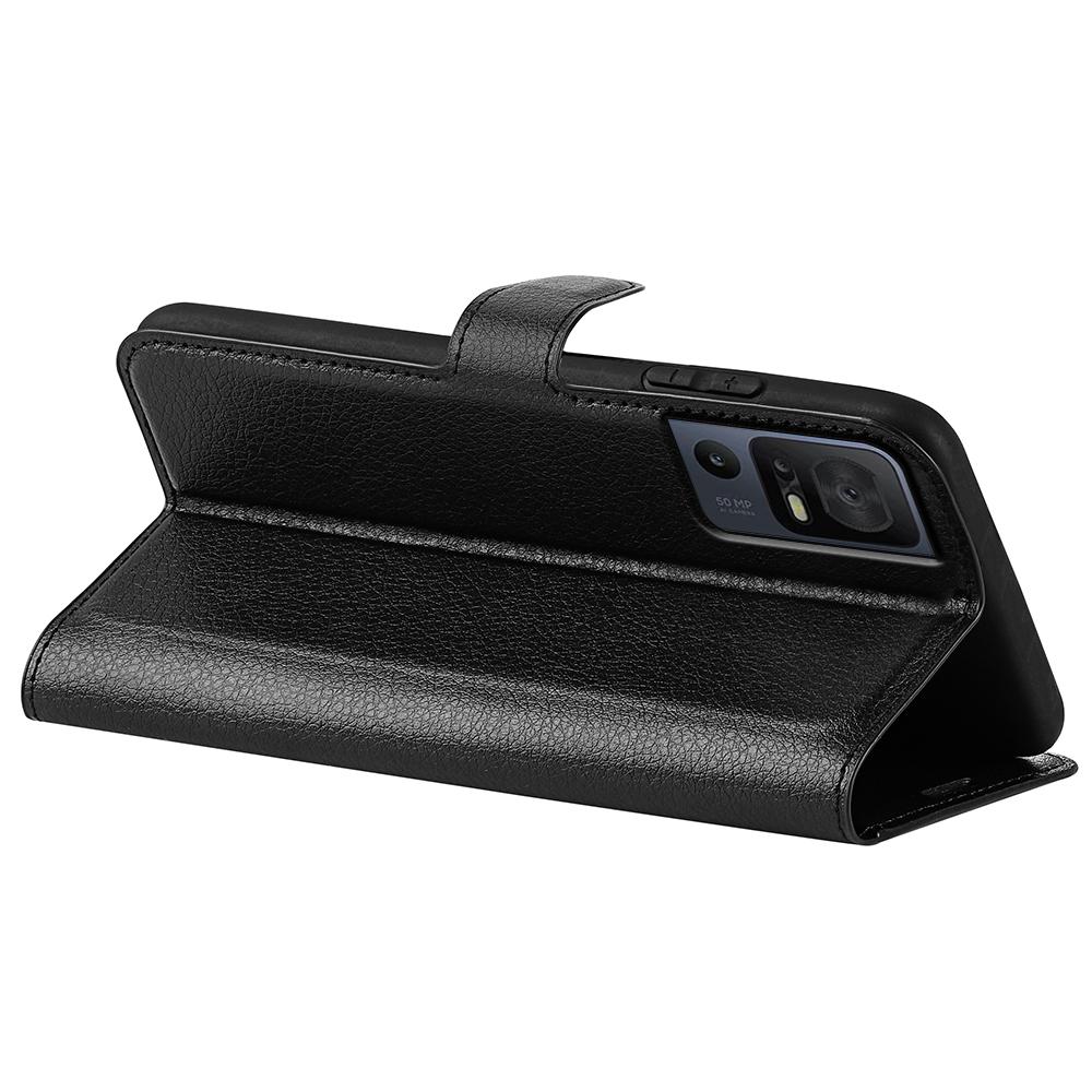 For TCL 40 SE Litchi Texture PU Leather Wallet Function Phone Shell Cover Phone Stand Case