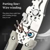 28 in 1 Multifunctional Electrician Pliers Stainless Steel Wire Cutting Stripping Tool for Wiring Twisting Nail Pulling