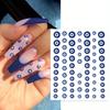 1 Sheet Design Nail Art Stickers, Self Adhesive Nail Art Decals For Nail Art Decoration, Nail Art Supplies For Women
