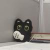 Cute Cartoon Plush Black Cat Keychain Bag Pendant Decoration Keychain Charms Car Keyring Accessories For Women Couples Gift