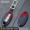 Nissan Sylphy Key Cover: Carbon Fiber Texture Shell for Teana, Qashqai, X-Trail, Tiida, Kicks, Murano - All-Inclusive Car Buckle.