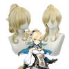 Stunning Pale Gold Genshin Impact Jean Wig For Cosplay And Halloween Parties