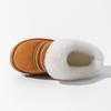 Suede cotton slippers women's wear new plush thick bottom non-slip home home thickened warm wool slippers