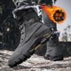 2025 winter new snow boots men's velvet warm thickened cotton high-top men's boots Northeast boots
