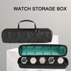 5 Fächer Hartschalen Uhrenaufbewahrungsbox, Tragekoffer, Display-Organizer, Uhrenbox Halter Vitrine