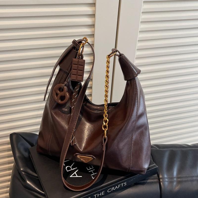 Premium bag women's retro new fashion shoulder oblique span bag women's casual commuter tote bag