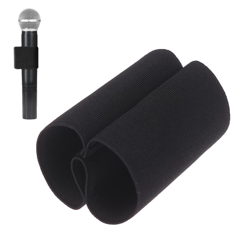 Universal Hand Microphone Elastic Sleeve For Tx650/660 Creative Elastic Durable Recorders Sleeve Black Microphone Accessory