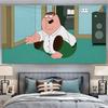 Arazzo Divertente di Peter Griffin Anime Personalizzato alla Moda Stampato Appeso a Parete Stanza Camera da Letto Decorazione Atmosfera Parete Tessuto di Sfondo