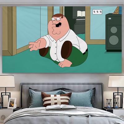 Anime Peter Griffin Αστείο Ταπετσαρία Εξατομικευμένη Μοντέρνα Εκτυπωμένη Κρεμαστή στον Τοίχο Δωμάτιο Υπνοδωμάτιο Διακόσμηση Ατμόσφαιρας Υφασμάτινο Φόντο