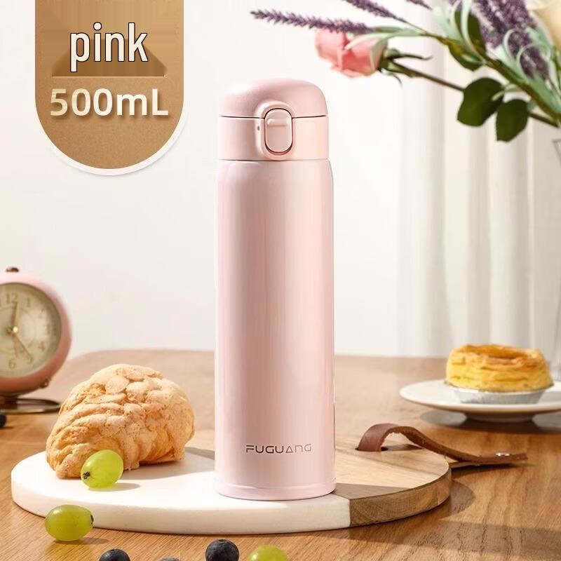 FUGUANG 304 Stainless Steel Pop-Up Lid Insulated Water Bottle