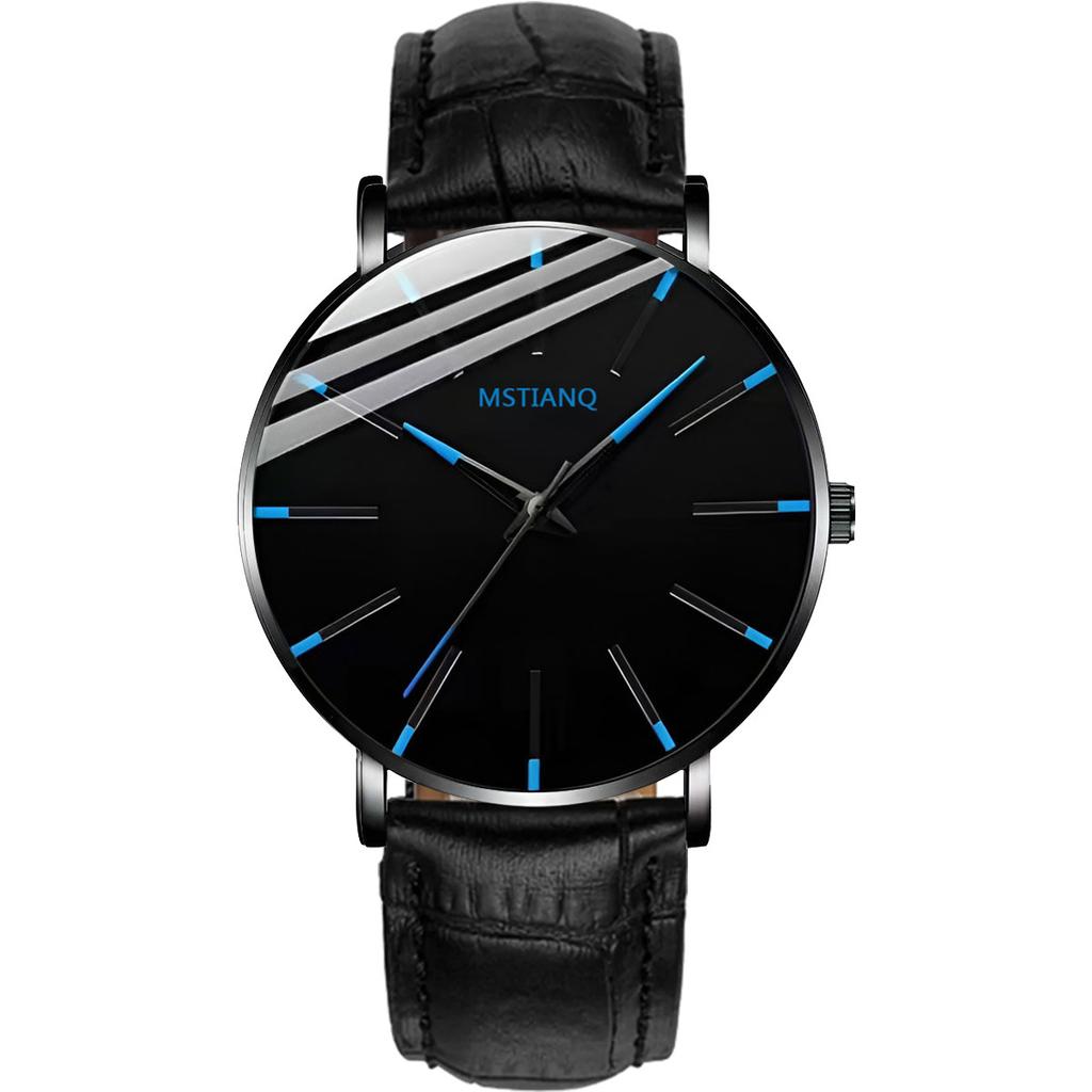 Star Watch Men'S Non-Mechanical Watch Teen High School Student Trend Black Technology Ultra-Thin Electronic Quartz Watch