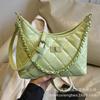 Spring and Summer Popular Bags Women's 2025 New Diamond Chain Messenger Bag Fashion Commuter Shoulder Armpit Bag