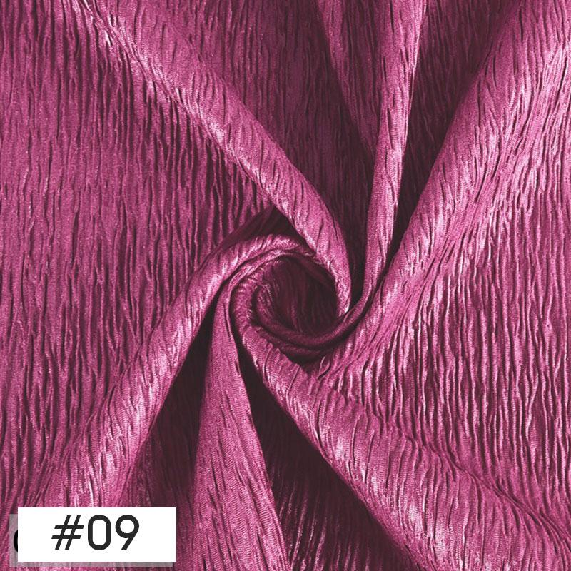 100x150cm Chic Wrinkled Design Fabric Crepe Texture Pleated Fabric For DIY Sewing Costume Car Curtain Background Decoration