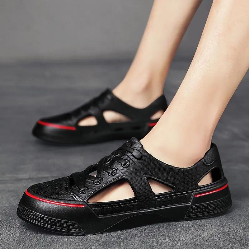 Fashion Outdoor Shoes for Men Japanese Casual New Fashion Color Luxury 2025 Barefoot Pvc Comfortable Trend Design Buy H Eva Man Sandals