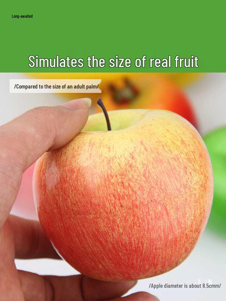 Foam Fruit Model Set: Educational Toy & Display with Plastic Apples, Bananas, Grapes for Kids