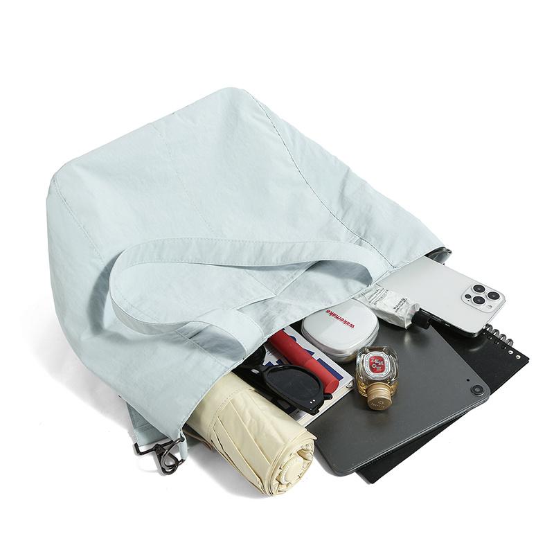 Large Capacity Handbag Women's Solid Color Shoulder Bag