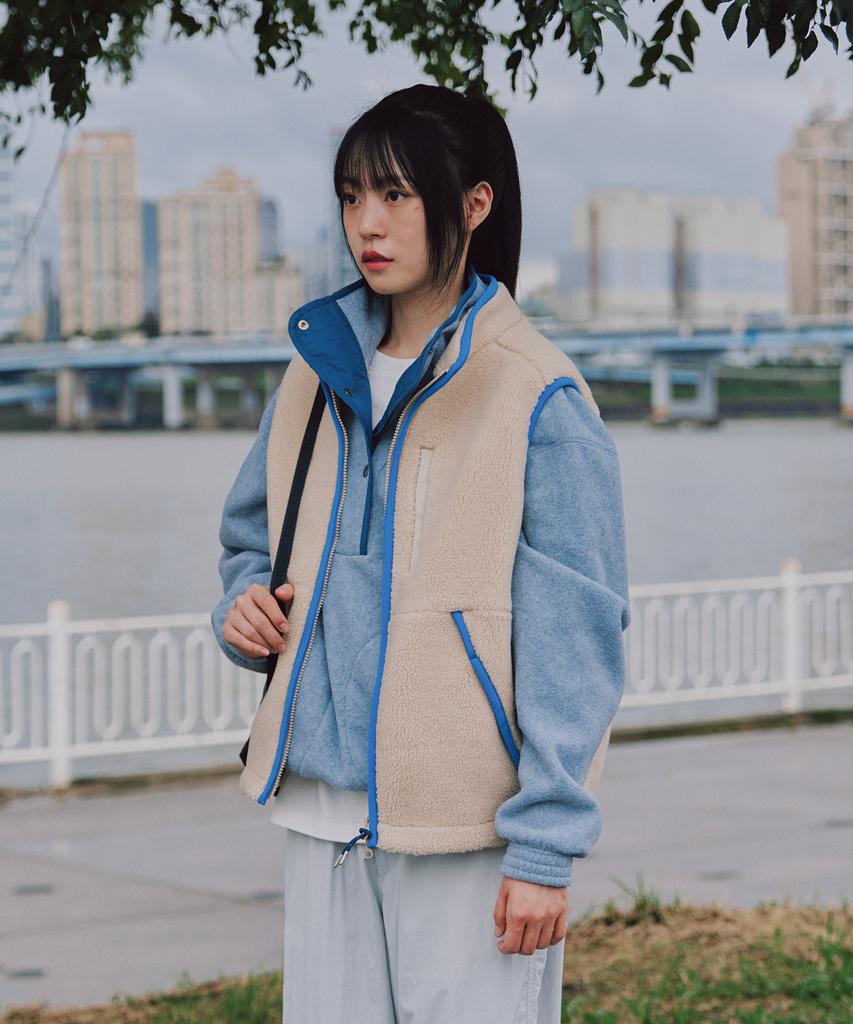 Tretorn Fleece Vest - Ivory