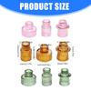 Glass Taper Candle Holders Clear Small Candlestick Holders Candleholder Centerpieces for Dining Table Fireplaces Decors
