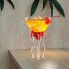 Hemoton 2pcs Octopus Cocktail Glass Creative Drinkware Bar Goblet Tools Snifters Unique Margarita Glasses Toasting Goblet Tumbler for Kitchen Bar