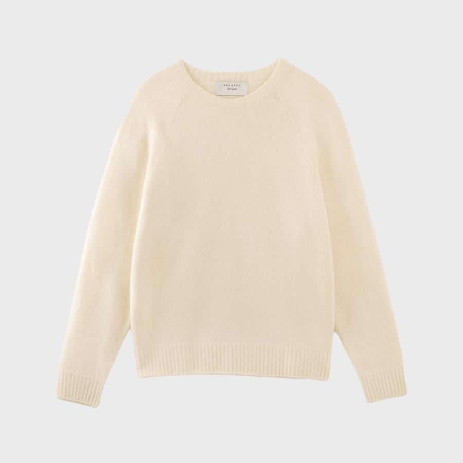 REGARDS Yak Mohair Essential Knit - Ivory