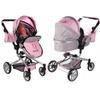 Mal Play 2-in-1 Doll Stroller Deep Pram Gondola
