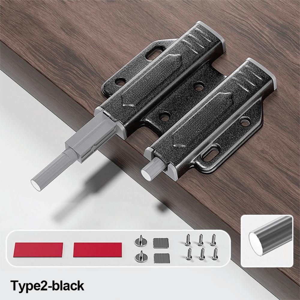 Quiet Close Hidden Cabinet Rebounding Device Plastic Drawer Soft Close Damper Closer Home Kitchen