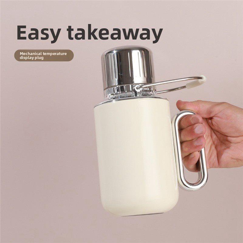 ABFS Portable Insulated Kettle 316 Stainless Steel Large Capacity Outdoor Sports Water Bottle Tea Brewing Pot Travel Mug