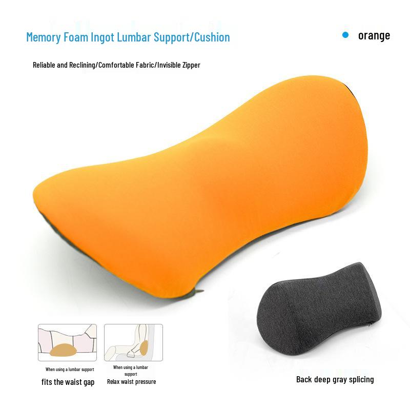 Memory Foam Autositz Lendenstützkissen - Atmungsaktive Rückenlehnenpolsterung für den Sommer