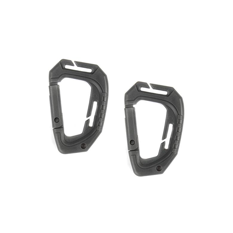 Spaver Molle Connecting Carabiner 2-Piece Set (Gray)