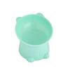 Cute cat bowl tilted high-legged cat bowl cat eating bowl cat food bowl black water bowl cat food bowl dog bowl