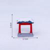 Micro-landscape Jiangnan Snow Scene Sand Table Pavilion Bridge GateRockery Landscaping Materials Decorations, Accessories, Small Ornaments