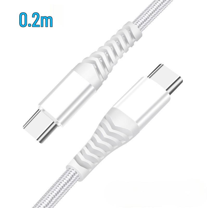 

Type-C PD Fast Charging Cable for Apple 15 – Double C-to-C Flash Charger for Phones