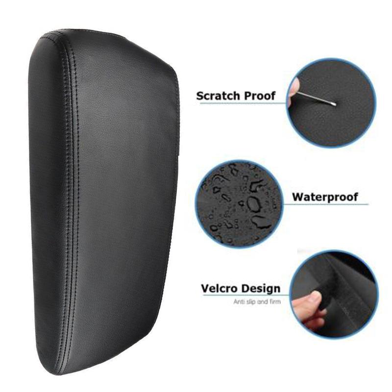 Center Console Armrest Cover Mat For Kia Optima 2016 2017 2018   Leather Interior Car Arm Rest Protector Pad Accessories
