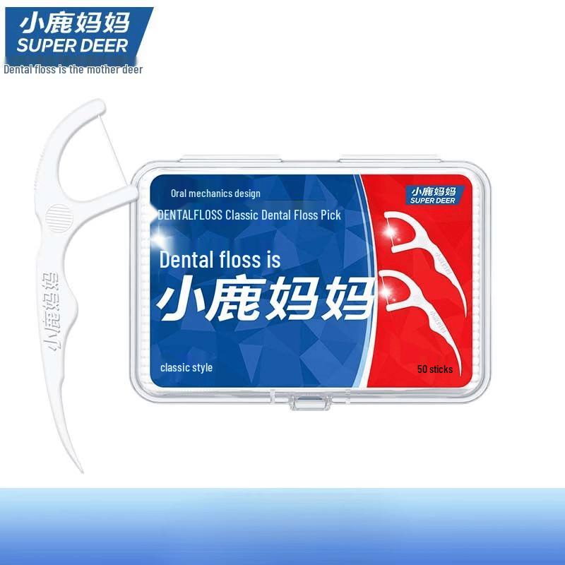 FAWNMUM Ultra-fine Disposable Dental Floss Picks