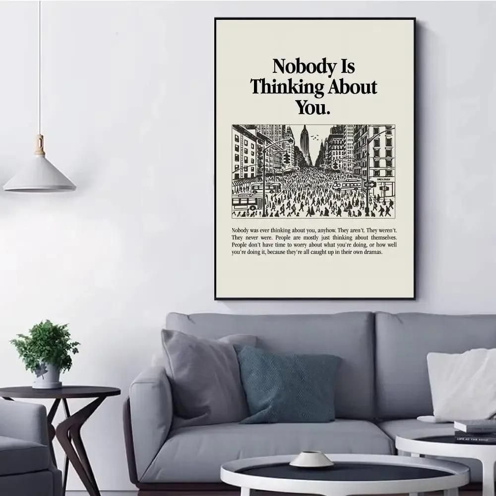 Minimalist Motivational Quotes Inspirational Discipline Art Poster Art Canvas Painting Poster and Print Picture for Living Room Decor