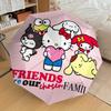 1pc Hello Kitty Friends Family Umbrella with Plastic Handle,Suitable for All Seasons Home Travel Outdoor UmbrellaSanlio561