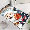 Custom Name Christmas Printed Carpet, for Office Chair Living Room Bedroom Kitchen Room Decor Gifts.
