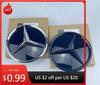 2025 Heißer Autoaufkleber 1 Stück Frontgrill Stern Logo Plakette Spiegel Emblem 3D ABS Logo für Mercedes-Benz W205 W176 W212 W218 C117 CLA