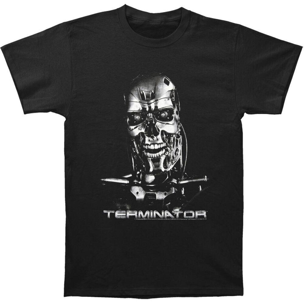 

Черная футболка унисекс Terminator Chrome Chrome
