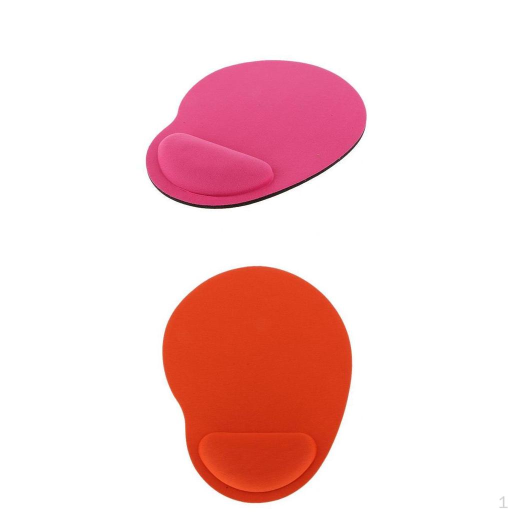 2Pcs Thin Wrist Mouse Pad Mat Optical Trackball Mousepad Mice Gaming Pads